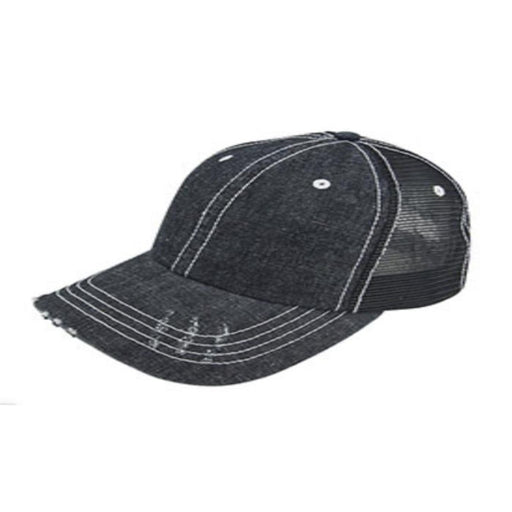 Washed Distressed Cotton Hat Baseball cap Unisex Headwear Adjustable
